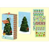 Spruce Holiday Sticker Note Cards