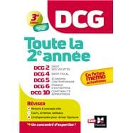 DCG - Toute la 2e année du DCG 2, 4, 5, 6, 10 en fiches - 2024 - Révision 2024-2025