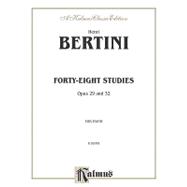Henri Bertini 48 Studies, Op. 29 & 32