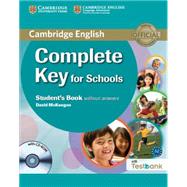 Complete Key for Schools Without Answers + Cd-rom With Testbank