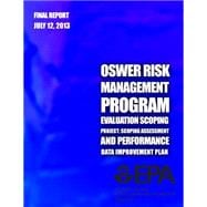Oswer Risk Management Program Evaluation Scoping Project