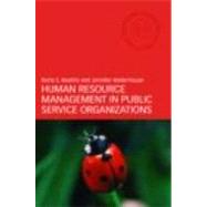 Human Resource Management in Public Service Organizations