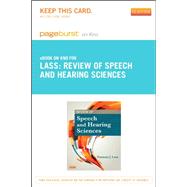 Review of Speech and Hearing Sciences Pageburst E-book on Kno Retail Access Card