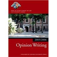 Bar Manual Opinion Writing 2005/6