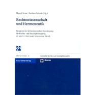 Rechtswissenschaft Und Hermeneutik