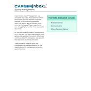 CapsimInbox: Sports Management