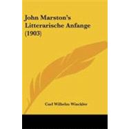 John Marston's Litterarische Anfange
