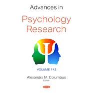 Advances in Psychology Research. Volume 142
