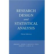 Research Design and Statistical Analysis
