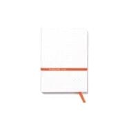 Whitelines Flexo A6 Lined Notebook - White