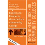 Budget and Finance in the American Community College