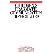 Children's Pragmatic Communication Difficulties