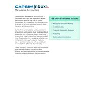 CapsimInbox: Managerial Accounting