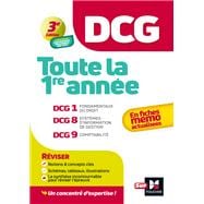 DCG - Toute la 1ère année du DCG 1, 8, 9 en fiches - 2024 - Révision 2024-2025