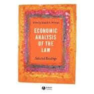 Economic Analysis of the Law Selected Readings