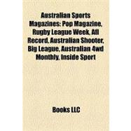 Australian Sports Magazines : Pop Magazine, Rugby League Week, Afl Record, Australian Shooter, Big League, Australian 4wd Monthly, Inside Sport