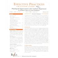 Effective Practices for Academic Leaders Volume 1 Issue 10