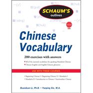 Schaum's Outline of Chinese Vocabulary