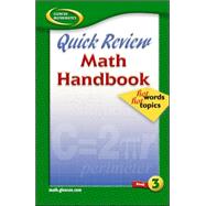 Quick Review Math Handbook: Hot Words, Hot Topics, Book 3, Student Edition
