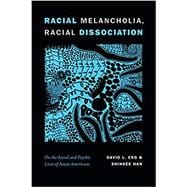 Racial Melancholia, Racial Dissociation
