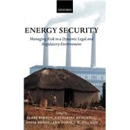 Energy Security Managing Risk in a Dynamic Legal and Regulatory Environment
