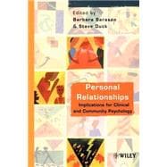 Personal Relationships Implications for Clinical and Community Psychology