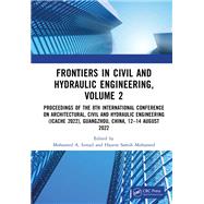 Frontiers in Civil and Hydraulic Engineering, Volume 2