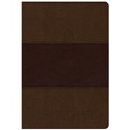 CSB Super Giant Print Reference Bible, Saddle Brown LeatherTouch