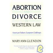Abortion and Divorce in Western Law