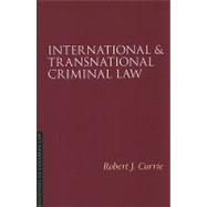 International & Transnational Criminal Law