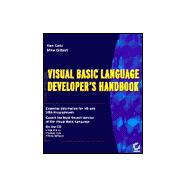 Visual Basic Language Developer's Handbook