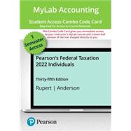 MyLab Accounting with Pearson eText -- Combo Access Card -- for Pearson's Federal Taxation 2022 Individuals -- 24 Months