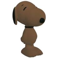 8 Snoopy Flocked Vinyl Figure: Brown : Brown
