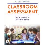 Classroom Assessment, 8th edition - Pearson+ Subscription