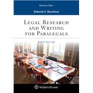 Legal Research and Writing for Paralegals,9781543801637