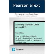 Pearson eText Exploring Microsoft Office Access 2019 -- Access Card