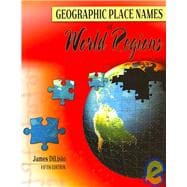 Geographic Place Names Of World Regions book cover, ISBN 9780757541643