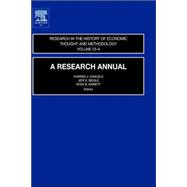 Research in the History of Economic Thought and Methodology : A Research Annual; Volume 23-A