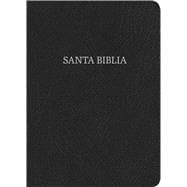 RVR 1960 Biblia Letra Grande Tamaño Manual, negro piel fabricada con índice