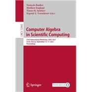 Computer Algebra  in Scientific Computing