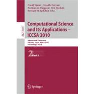 Computational Science and Its Applications-ICCSA 2010