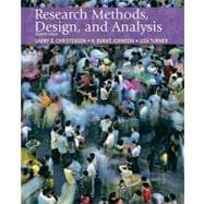 Research Methods, Design, and Analysis