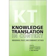 Knowledge Translation in Context