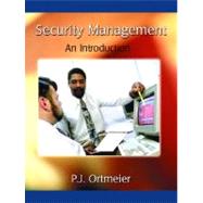 Security Management : An Introduction