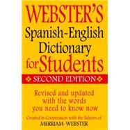 Webster's Spanish-English Dictionary for Students,9781596951655