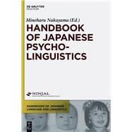 Handbook of Japanese Psycholinguistics