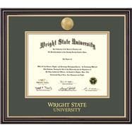 Wright State Prestige BA/MA Diploma Frame with Medallion