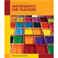 Mathematics for Teachers An Interactive Approach for Grades K-8