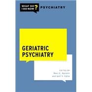 Geriatric Psychiatry,9780197521670