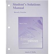 Student's Solutions Manual for Elementary Statistics Using Excel